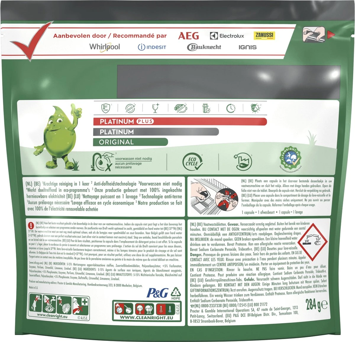 Dreft Original All In One Vaatwastabletten Regular - Voordeelverpakking 5 X 21 Stuks 5 Dreft Original All In One Vaatwastabletten Regular - Voordeelverpakking 5 X 21 Stuks - Afbeelding 3