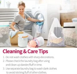 BOTC Waszakken - Wasnetten - Set Van 5 - Bescherm Je Wasgoed En Wasmachine - Transparant -Sparkle home Winkel 1200x1160 4