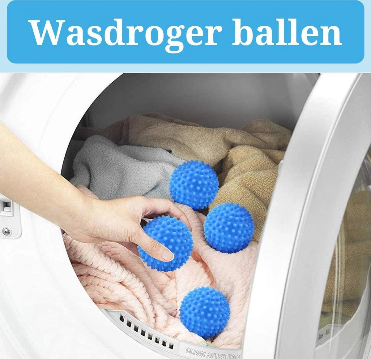 Wasdroger Ballen - Wasbol - Droogballen - Wasbal - Wasballen - Drogerballen - Wasballen Voor Wasmachine - 4 Stuks 3 Wasdroger Ballen - Wasbol - Droogballen - Wasbal - Wasballen - Drogerballen - Wasballen Voor Wasmachine - 4 Stuks
