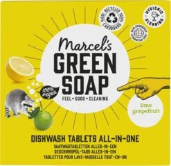 Marcel's Green Soap Vaatwastabletten Grapefruit & Limoen - 25 Stuks -Sparkle home Winkel 1200x1162 3