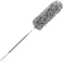 Fain® Plumeau Met Telescoopsteel – Grijs – 80 Tot 240 Cm - Uitschuifbaar – Wasbaar - Flexibel 360° Draaibaar – Duster - Microvezel Ragebol -Sparkle home Winkel 1200x1163 2