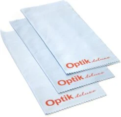 Optik- Deluxe Brillenpoetsdoekje Microvezel Brillendoekje Poetsdoekje Glazen Schoonmaakdoekje 3 X 20 X 20 Cm