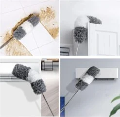 Vannons - Plumeau - Ragebol - Plumeau Uitschuifbaar Tot 245 Cm - Met Telescoopsteel - Wasbaar Microvezel - Grijs Wit 12 Vannons - Plumeau - Ragebol - Plumeau Uitschuifbaar Tot 245 Cm - Met Telescoopsteel - Wasbaar Microvezel - Grijs Wit -Sparkle home Winkel 1200x1171 3