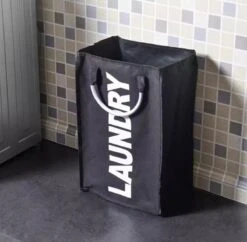 Janse Wasmand - Opvouwbare Wasmand - Laundry - Zwart - Wassorteerder - Waszak -Sparkle home Winkel 1200x1175 5