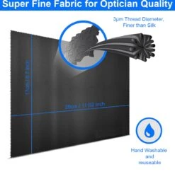 MMOBIEL 6 Pack Microfiber Reinigingsdoeken Wasbaar - 18 X 15cm - Zwart -Sparkle home Winkel 1200x1179 12