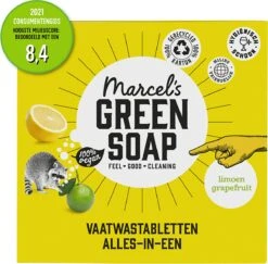 Marcel's Green Soap Vaatwastabletten Grapefruit & Limoen - 25 Stuks -Sparkle home Winkel 1200x1180
