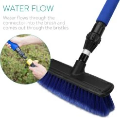 Navaris Telescopische Autowasborstel - Watergevoerde Wasborstel Voor Auto's En Ramen Met Uitschuifbare Lange Handgreep En Zachte Haren - Blauw -Sparkle home Winkel 1200x1182 8