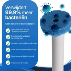 RevoBrush 28x Ocean Breeze Foaming Pads Navulling - WC Borstel Met Houder Vrijstaand -Sparkle home Winkel 1200x1184 15