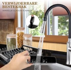 MIRI Afdruiprek – Afwasrek – Uitschuifbaar – Met Lekbak In Gootsteen – Afwas – Roestvrij Staal – Zwart 15 MIRI Afdruiprek – Afwasrek – Uitschuifbaar – Met Lekbak In Gootsteen – Afwas – Roestvrij Staal – Zwart -Sparkle home Winkel 1200x1185 4