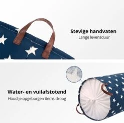 MAESON Wasmand Met Deksel - Opvouwbaar - Waterdicht - 72 L - Opbergmand Kinderkamer - Blauw 15 MAESON Wasmand Met Deksel - Opvouwbaar - Waterdicht - 72 L - Opbergmand Kinderkamer - Blauw -Sparkle home Winkel 1200x1186 5