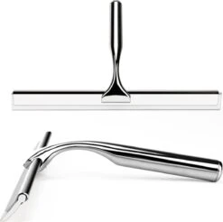 Mdxl® Raamwisser - Raamtrekker - Inclusief Ophanghaak Met Zuignap - Rvs - Douchewisser- Douche Trekker -Sparkle home Winkel 1200x1196 16