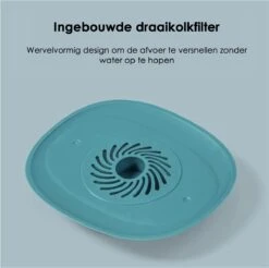 Heuts Goods - Gootsteenzeef - Gootsteenstop - Afvoerzeef - Afvoerstop - Spoelbal - Bad - Douchebak - Keuken - Wasbak - Badkuip - Siliconen - Donkerblauw -Sparkle home Winkel 1200x1196 4