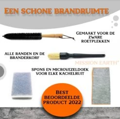 Schoorsteenveegset - 8 Meter - 2 Borstelkoppen - Professioneel - Schoorsteen Borstel - Veegkit - Haardset Voor Houtkachel - Flexibel - Schoorsteenveger - Pelletkachel Accessoires - Schoorsteen Reiniger - Geschikt Voor Boormachines -Sparkle home Winkel 1200x1197 24