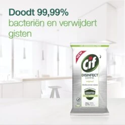 Cif Disinfect & Shine Wipes Doden 99,99% Van De Bacteriën Original Desinfecterende Schoonmaakdoekjes, Van 100% Biologisch Afbreekbaar Textiel 5 X 75 Doekjes 20 Cif Disinfect & Shine Wipes Doden 99,99% Van De Bacteriën Original Desinfecterende Schoonmaakdoekjes, Van 100% Biologisch Afbreekbaar Textiel 5 X 75 Doekjes -Sparkle home Winkel 1200x1198 64