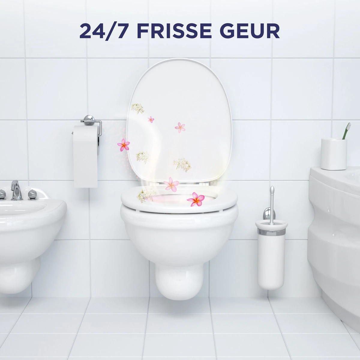 Glorix Aroma Lux Pink Jasmine & Elderflower Toiletblokken - 9 Stuks - Voordeelverpakking 8 Glorix Aroma Lux Pink Jasmine & Elderflower Toiletblokken - 9 Stuks - Voordeelverpakking - Afbeelding 6