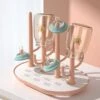 Merkloos Flessen Droogrek - Baby Flessenrek - Afdruiprek - Rose - Drying Rack - Bidon - Babyfles -Sparkle home Winkel 1200x1200 1070