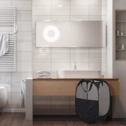 Wonair - Opvouwbare Wasmand - Wassorteerder - Extra Opbergvak – Met Hengsel - 70L - Zwart -Sparkle home Winkel 1200x1200 1141