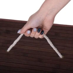 Springos Wasmand | Met Deksel | Opvouwbaar | 72 Liter | Met Uitneembare Waszak | Wasmand | Bruin -Sparkle home Winkel 1200x1200 1165