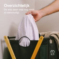 JASC Wasmand 3 Vakken - Wassorteerder - Wasmanden - Zwart - Bamboe - 128 Liter -Sparkle home Winkel 1200x1200 1171