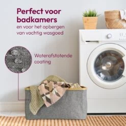Gadgy Opvouwbare Wasmand - Heupwasmand 45 L - Opbergmand - Wasbox - Wasmanden - Grijs -Sparkle home Winkel 1200x1200 1223