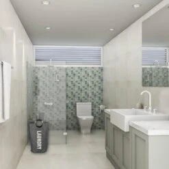 Wonair Wasmand – Waszak – Laundry Basket - Opvouwbaar – 81L - Donkergrijs -Sparkle home Winkel 1200x1200 1257