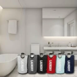 Wonair Wasmand – Waszak – Laundry Basket - Opvouwbaar – 81L - Donkergrijs -Sparkle home Winkel 1200x1200 1258