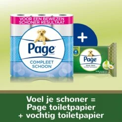 Page Vochtig Toiletpapier - 12 X 38 Stuks - Aloë Vera Vochtig Wc Papier - Voordeelverpakking -Sparkle home Winkel 1200x1200 1356