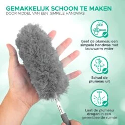 WITTS Telescopische Plumeau - Ragebol – Uitschuifbaar - Grijs -Sparkle home Winkel 1200x1200 1364