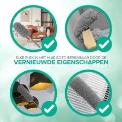 WITTS Telescopische Plumeau - Ragebol – Uitschuifbaar - Grijs -Sparkle home Winkel 1200x1200 1366