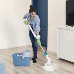 Strex Elektrische Schoonmaakborstel - Draadloze Schrobborstel - Schrobber - 3 Opzetstukken - Telescoopsteel - Poetsmachine Met Krachtige Accu -Sparkle home Winkel 1200x1200 1406