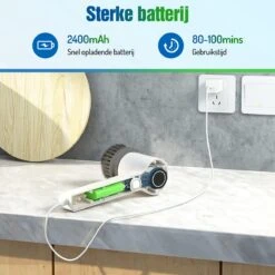 Elektrische Schoonmaakborstel - Schrobborstel - Handborstel - Schuurborstel - Schrobber - Badkamer - Toilet - Keuken 12 Elektrische Schoonmaakborstel - Schrobborstel - Handborstel - Schuurborstel - Schrobber - Badkamer - Toilet - Keuken -Sparkle home Winkel 1200x1200 1409