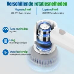 Elektrische Schoonmaakborstel - Schrobborstel - Handborstel - Schuurborstel - Schrobber - Badkamer - Toilet - Keuken 15 Elektrische Schoonmaakborstel - Schrobborstel - Handborstel - Schuurborstel - Schrobber - Badkamer - Toilet - Keuken -Sparkle home Winkel 1200x1200 1412
