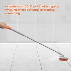 Merkloos Badkamer Reinigingsborstel - Badkamerschrobborstel - Reinigingsborstel - Met Afneembare Telescopische Handgreep En 180° Verstelbare Gezamenlijke Reinigingsborstel - Lange Steel 107 Cm -Sparkle home Winkel 1200x1200 1418
