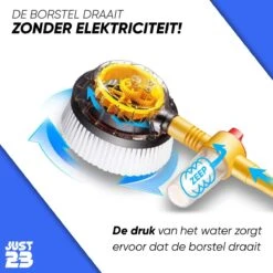 JUST23 Telescopische Autowasborstel – Schrobber Met Steel – Velgenborstel - Autowasset Met Zeep - Roterende Schoonmaakborstel - Multifunctionele Wasborstel -Sparkle home Winkel 1200x1200 1426