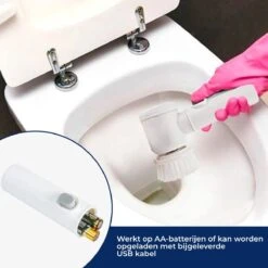 B-care Magic Brush - Elektrische Multifunctionele Schoonmaakborstel - 7 Opzetstukken - Wasborstel - Poetsmachine - Schrobborstel - Handborstel - Werkborstel - Schrobber - Boorborstel - Reinigingsborstel -Sparkle home Winkel 1200x1200 1450