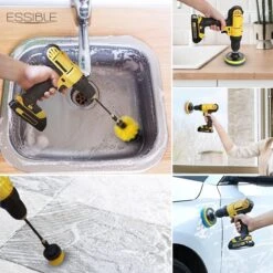 ESSIBLE Borstelboor - Set 20 Stuks - Schrobborstel - Polypropyleen - Borstel Boormachine - Schrobborstel - Schuurborstel - Automatische Reiniging - 20 Delige Borstelset Voor Boormachine -Sparkle home Winkel 1200x1200 1467