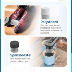 Qualitics Elektrische Schoonmaakborstel - Roterende Polijstmachine - Schrobborstel - Poetsmachine - Vloerreiniger Met 10 Opzetstukken -Sparkle home Winkel 1200x1200 1481