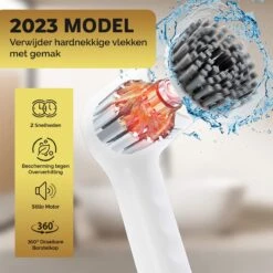 MostEssential Premium Elektrische Schoonmaakborstel 2023 Model – Elektrische Schrobber - Schrobborstel - Poetsmachine – Voor Badkamer Of Keuken - Inclusief 4 Borstelkoppen 14 MostEssential Premium Elektrische Schoonmaakborstel 2023 Model – Elektrische Schrobber - Schrobborstel - Poetsmachine – Voor Badkamer Of Keuken - Inclusief 4 Borstelkoppen -Sparkle home Winkel 1200x1200 1504