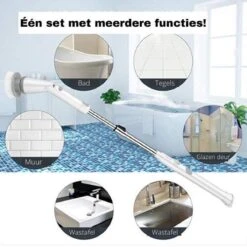 Elektrische Scrubber - Veelzijdige Schrobborstel - Elektrische Schoonmaakborstel - Binnen En Buiten Schoonmaken -Sparkle home Winkel 1200x1200 1509