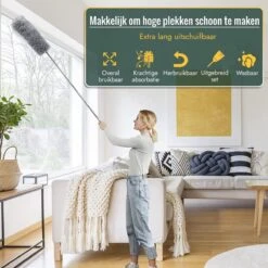 Livv Goods Telescopische Plumeau Set Met Telescoopsteel - 5 In 1 - Tot 250 Cm Uitschuifbaar - Duster - Stoffer -Sparkle home Winkel 1200x1200 1576