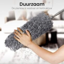 Plumeau Uitschuifbaar Tot 280cm - RVS - Telescopisch - Plumeau Met Telescoopsteel - 360° Flexibel 14 Plumeau Uitschuifbaar Tot 280cm - RVS - Telescopisch - Plumeau Met Telescoopsteel - 360° Flexibel -Sparkle home Winkel 1200x1200 1582