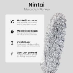 Plumeau Uitschuifbaar Tot 280cm - RVS - Telescopisch - Plumeau Met Telescoopsteel - 360° Flexibel 16 Plumeau Uitschuifbaar Tot 280cm - RVS - Telescopisch - Plumeau Met Telescoopsteel - 360° Flexibel -Sparkle home Winkel 1200x1200 1584