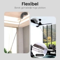 Plumeau Uitschuifbaar Tot 280cm - RVS - Telescopisch - Plumeau Met Telescoopsteel - 360° Flexibel 17 Plumeau Uitschuifbaar Tot 280cm - RVS - Telescopisch - Plumeau Met Telescoopsteel - 360° Flexibel -Sparkle home Winkel 1200x1200 1585