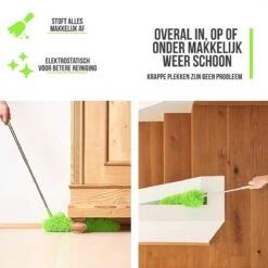 Strex Telescopische Plumeau Met Telescoopsteel - 60 Tot 140 Cm - Uitschuifbaar - Wasbaar - Flexibel 360° Draaibaar - Microvezel Ragebol -Sparkle home Winkel 1200x1200 1591