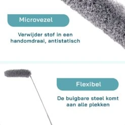 ForDig 7-Delige Plumeau Set - Duster Met Telescoopsteel Uitschuifbaar Tot 250 Cm - Inclusief Ragebol / Voegenborstel / Microvezel Doek / Chenille Borstel - Wasbaar - 360 Graden Draaibaar 15 ForDig 7-Delige Plumeau Set - Duster Met Telescoopsteel Uitschuifbaar Tot 250 Cm - Inclusief Ragebol / Voegenborstel / Microvezel Doek / Chenille Borstel - Wasbaar - 360 Graden Draaibaar -Sparkle home Winkel 1200x1200 1610