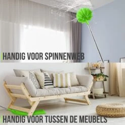 Strex Telescopische Plumeau Set Met Telescoopsteel - 60 Tot 140 Cm - Uitschuifbaar - Flexibel - Microvezel Ragebol - 5-Delige Schoonmaak Set -Sparkle home Winkel 1200x1200 1615
