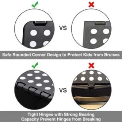 Buxibo - Kruk - Krukje - Keukentrap - Keukentrapje - Opvouwbaar Trapje - Keuken/Badkamer/Schuur Trapje - 29 X 24 X 40cm -Sparkle home Winkel 1200x1200 1642