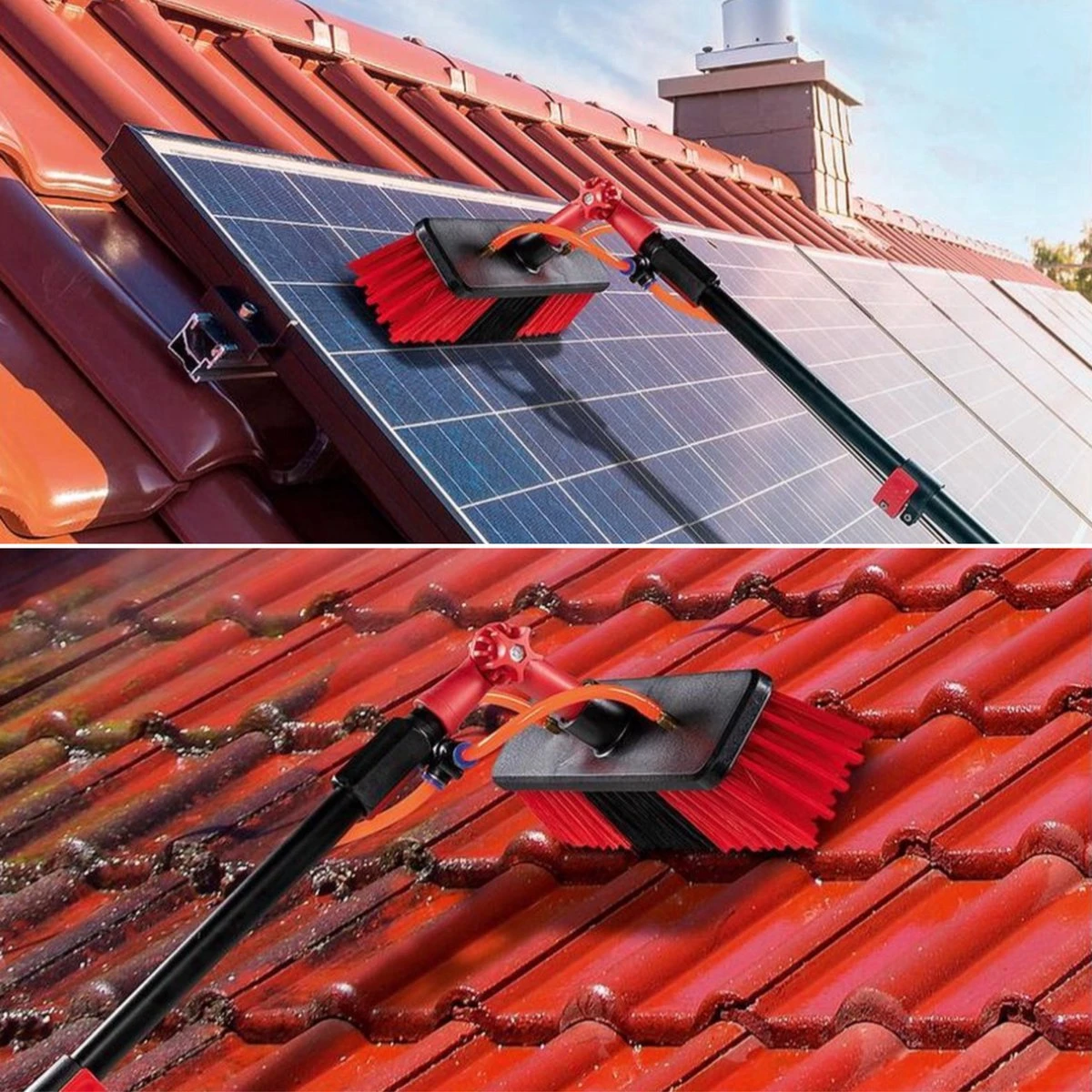 Merkloos Telescoopsteel Ramenwassen 4,6M - Met Borstel & Waterdoorvoer - Voor Ramen - Watertoevoer - Borstel 5 Merkloos Telescoopsteel Ramenwassen 4,6M - Met Borstel & Waterdoorvoer - Voor Ramen - Watertoevoer - Borstel - Afbeelding 3