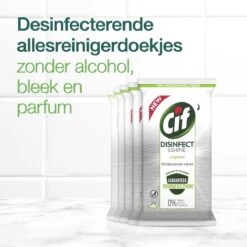 Cif Disinfect & Shine Wipes Doden 99,99% Van De Bacteriën Original Desinfecterende Schoonmaakdoekjes, Van 100% Biologisch Afbreekbaar Textiel 5 X 75 Doekjes 21 Cif Disinfect & Shine Wipes Doden 99,99% Van De Bacteriën Original Desinfecterende Schoonmaakdoekjes, Van 100% Biologisch Afbreekbaar Textiel 5 X 75 Doekjes -Sparkle home Winkel 1200x1200 1800
