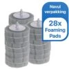 RevoBrush 28x Crystal Clean Foaming Pads Navulling - WC Borstel Met Houder Vrijstaand -Sparkle home Winkel 1200x1200 1867